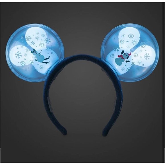 Disney Parks - Mickey Mouse Snowman Balloon Light-Up Ear Headband for Adults - Picture 2 of 8